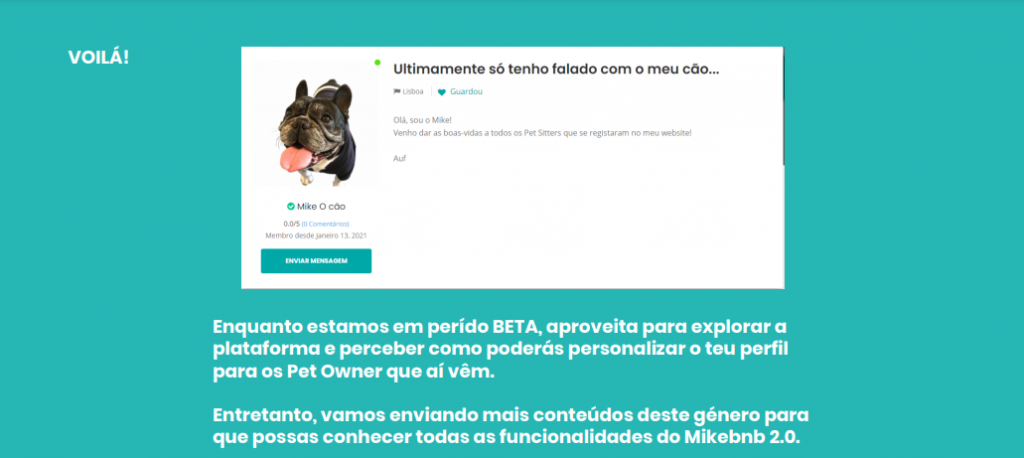 Como é que me inscrevo no Mikebnb?